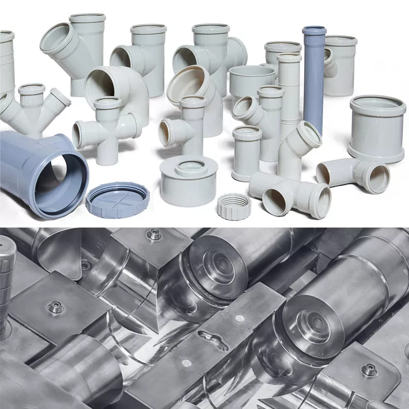 Outdoors PVC Pipe Fittings Plastic Injection Mould